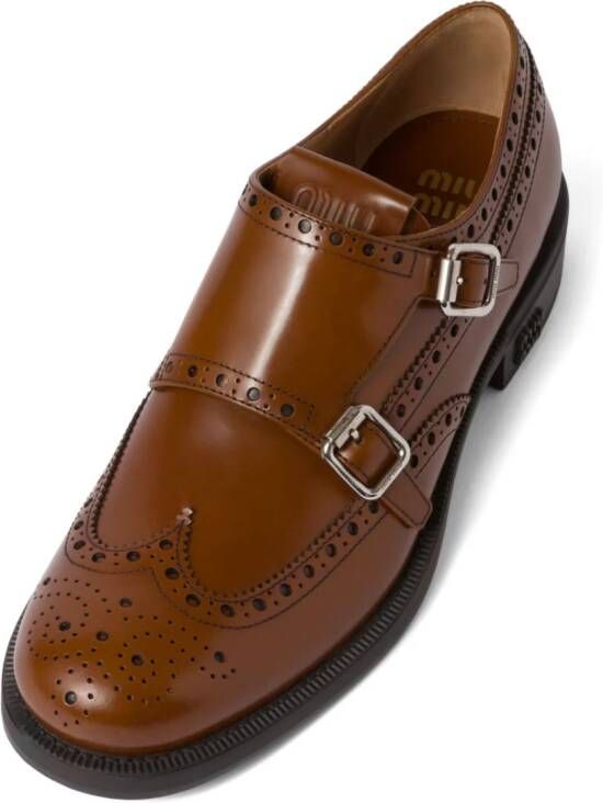 Miu x Church's Burwood leren brogues Bruin