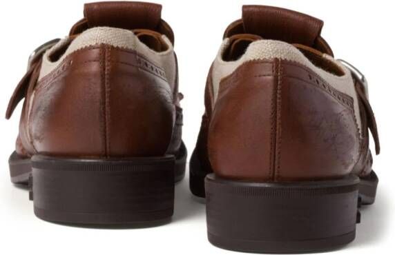 Miu x Church's Shannon derby schoenen Bruin