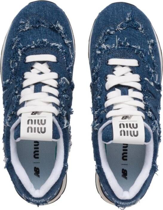 Miu x New Balance 574 sneakers Blauw