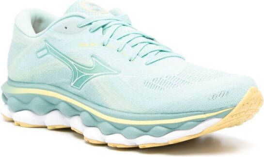 Mizuno Wave Sky 7 gebreide sneakers Blauw