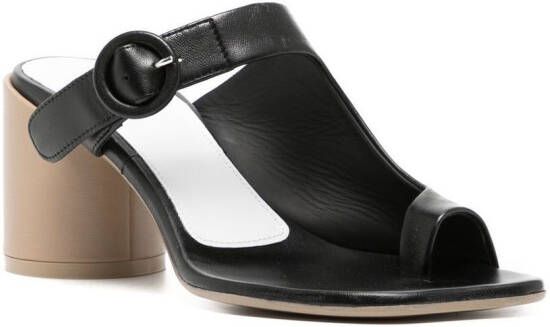 MM6 Maison Margiela Gia leren sandalen Zwart