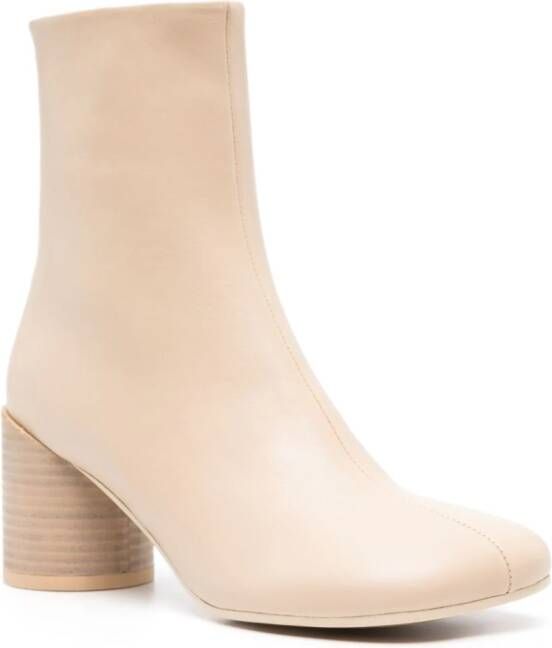 MM6 Maison Margiela Anatomic enkellaarzen Beige