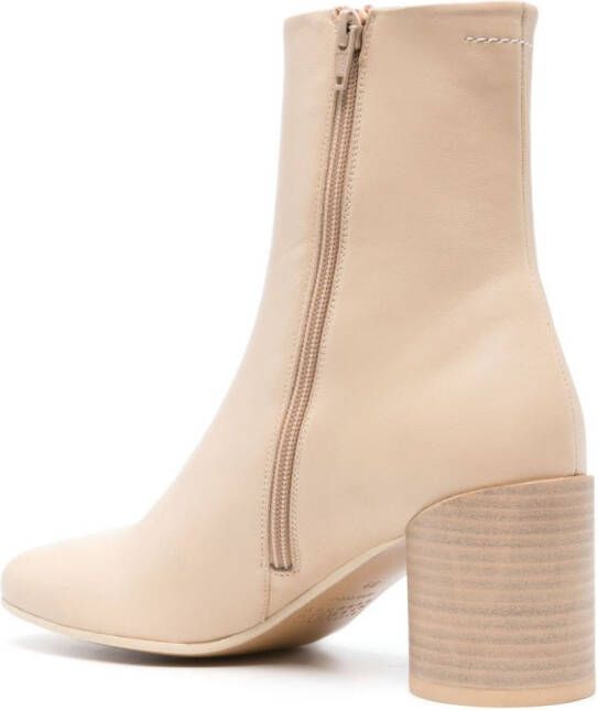 MM6 Maison Margiela Anatomic enkellaarzen Beige