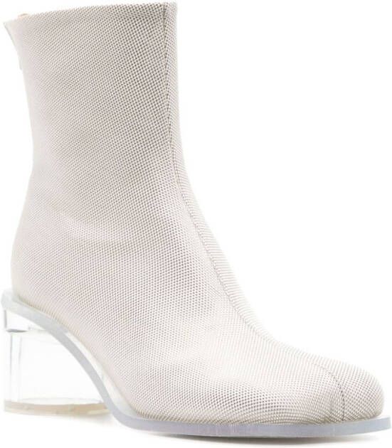 MM6 Maison Margiela Anatomic enkellaarzen Beige