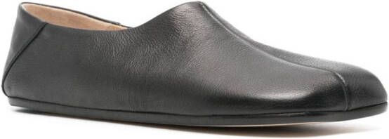 MM6 Maison Margiela Anatomic leren slippers Zwart