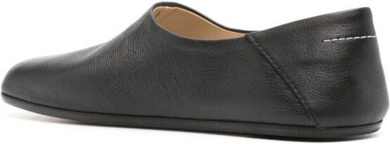 MM6 Maison Margiela Anatomic leren slippers Zwart