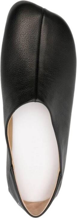 MM6 Maison Margiela Anatomic leren slippers Zwart