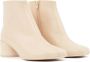 MM6 Maison Margiela Anatomic 45mm enkellaarzen Beige - Thumbnail 2