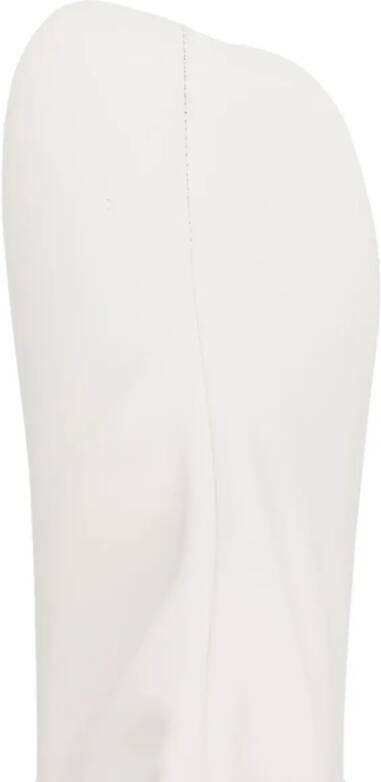 MM6 Maison Margiela Anatomic 70mm overknee laarzen Wit