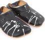 MM6 Maison Margiela Anatomic slippers met verfspetters Zwart - Thumbnail 4