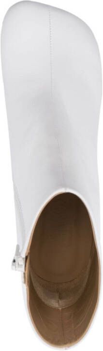 MM6 Maison Margiela Anatomic 45mm enkellaarzen Wit