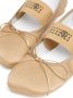 MM6 Maison Margiela Atomic satijnen ballerina's Beige - Thumbnail 4