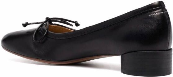 MM6 Maison Margiela Tabi ballerina's Zwart