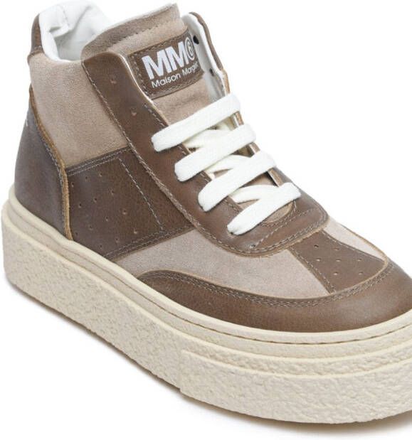 MM6 Maison Margiela Kids High-top sneakers Bruin