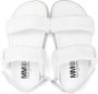 MM6 Maison Margiela Kids Leren sandalen met gewatteerde bandjes Wit - Thumbnail 3