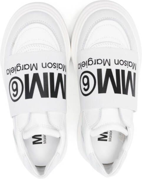 MM6 Maison Margiela Kids Sneakers met logoprint Wit - Foto 3
