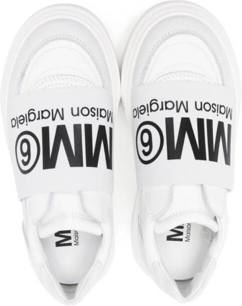 MM6 Maison Margiela Kids Sneakers met logoprint Wit