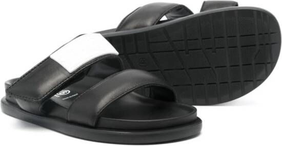 MM6 Maison Margiela Kids Sandalen met nummerprint Zwart