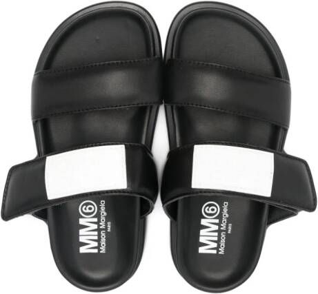 MM6 Maison Margiela Kids Sandalen met nummerprint Zwart