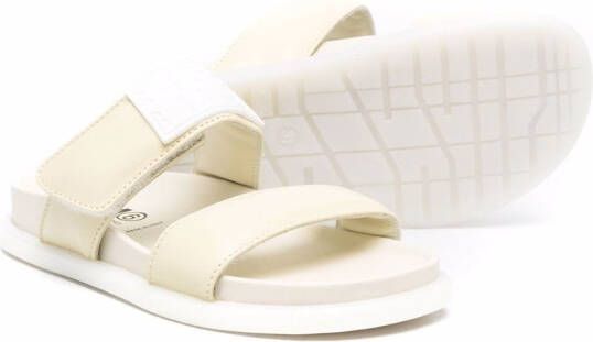 MM6 Maison Margiela Kids Sandalen met ronde neus Geel