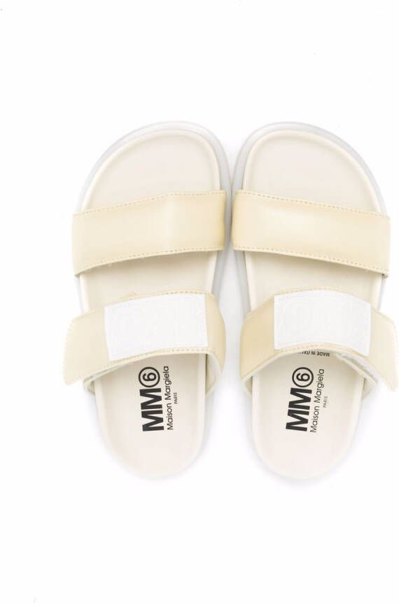 MM6 Maison Margiela Kids Sandalen met ronde neus Geel