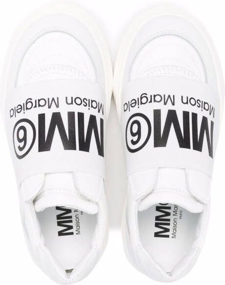 MM6 Maison Margiela Kids Sneakers met logoprint Wit