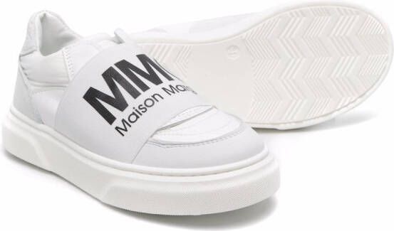 MM6 Maison Margiela Kids Sneakers met logoprint Wit