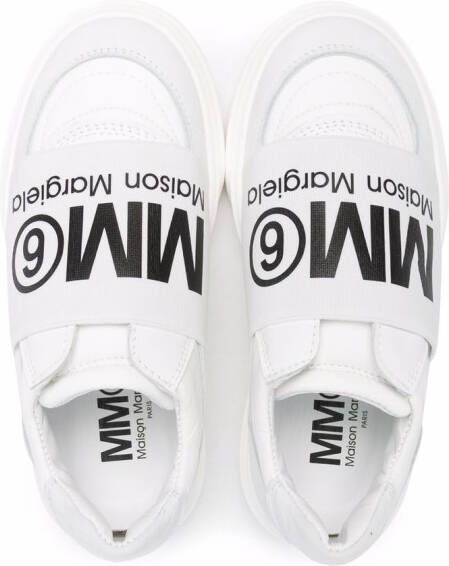 MM6 Maison Margiela Kids Sneakers met logoprint Wit