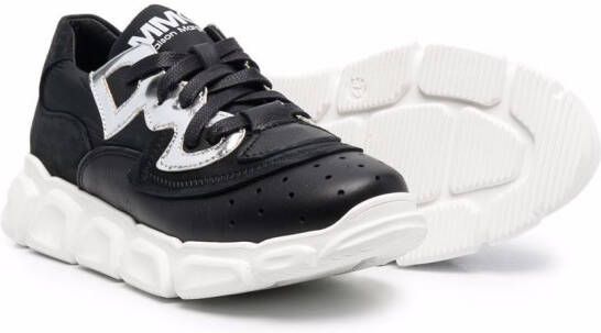 MM6 Maison Margiela Kids Sneakers met logoprint Zwart