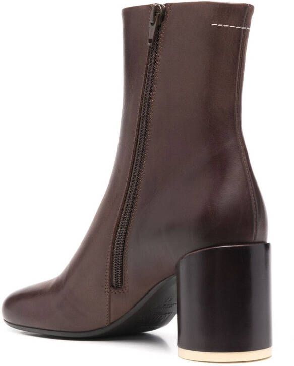 MM6 Maison Margiela Anatomic enkellaarzen Bruin