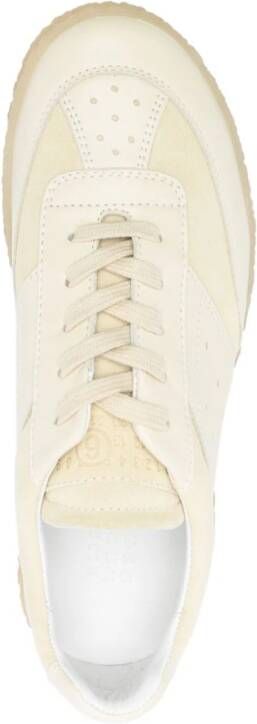 MM6 Maison Margiela Leren sneakers Beige