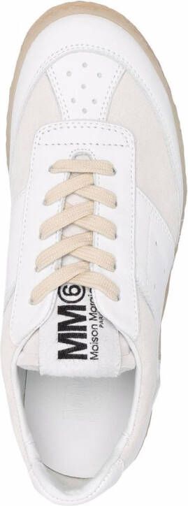 MM6 Maison Margiela 6 Court low-top sneakers Wit