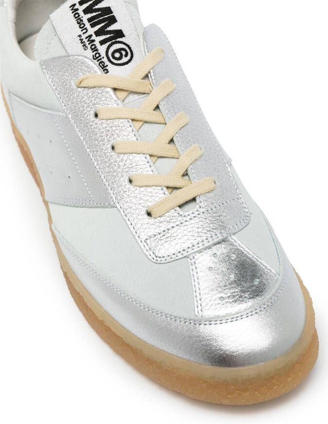 MM6 Maison Margiela Replica low-top sneakers Zilver