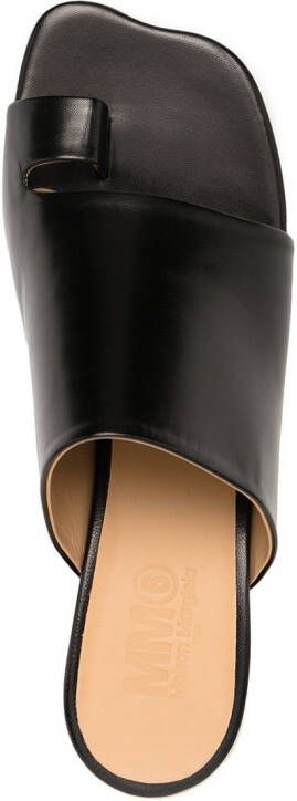 MM6 Maison Margiela Sandalen met teenring Zwart