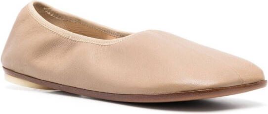 MM6 Maison Margiela Anatomic ballerina's Beige