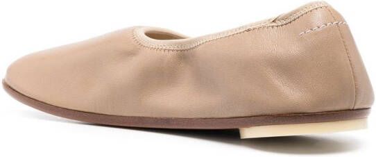 MM6 Maison Margiela Anatomic ballerina's Beige