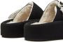 MM6 Maison Margiela Slippers met dubbele gesp Zwart - Thumbnail 4