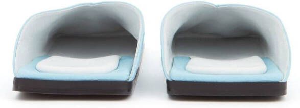 MM6 Maison Margiela Japanese leren slippers Blauw