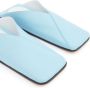 MM6 Maison Margiela Japanese leren slippers Blauw - Thumbnail 4