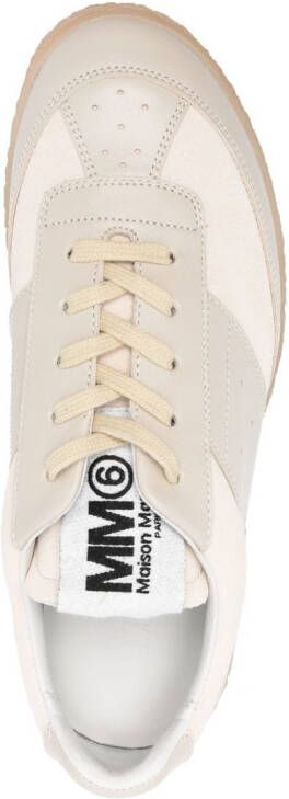 MM6 Maison Margiela 6 Court low-top sneakers Beige