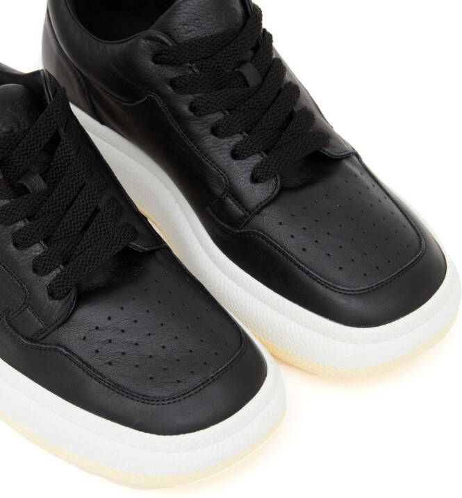 MM6 Maison Margiela Basketbal low-top sneakers Zwart