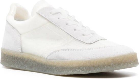 MM6 Maison Margiela Sneakers met suède vlakken Wit