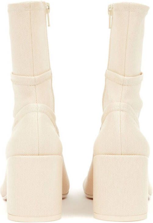 MM6 Maison Margiela Anatomic 70mm enkellaarzen Beige