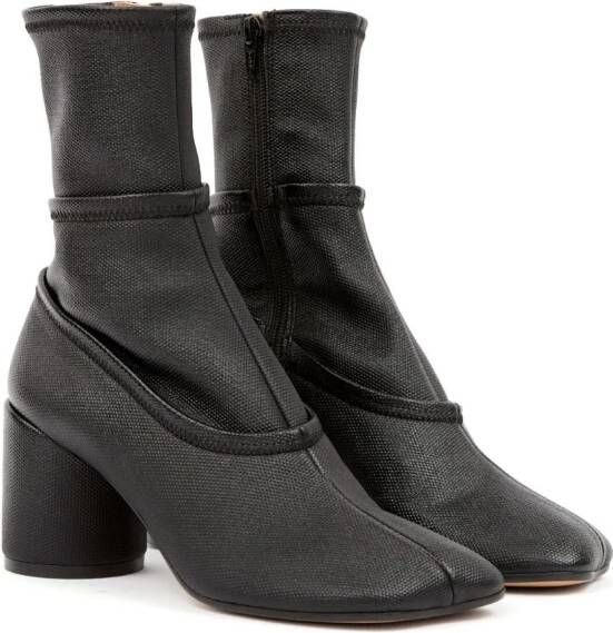 MM6 Maison Margiela Anatomic 70mm enkellaarzen Zwart