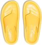 MM6 Maison Margiela Teenslippers met brede band Geel - Thumbnail 4