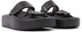 MM6 Maison Margiela Webbing leren sandalen Zwart - Thumbnail 2