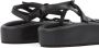 MM6 Maison Margiela Webbing leren sandalen Zwart - Thumbnail 4