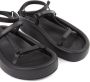 MM6 Maison Margiela Webbing leren sandalen Zwart - Thumbnail 5