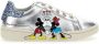 Moa Kids Mickey + Minnie sneakers met glitter Zilver - Thumbnail 2