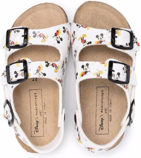 Moa Kids Mickey Mouse sandalen Wit